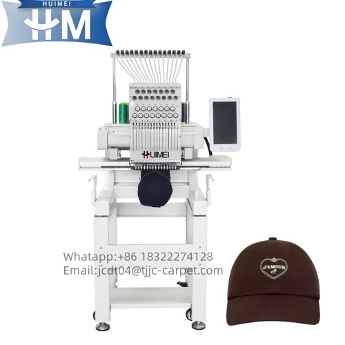 High accuracy computerized automatic 1 head embroidery machine