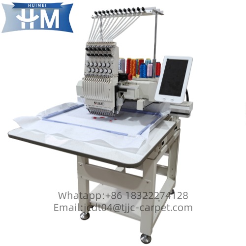 Good Quality Automatic 9/12 Needles Single Head Embroidery Machine