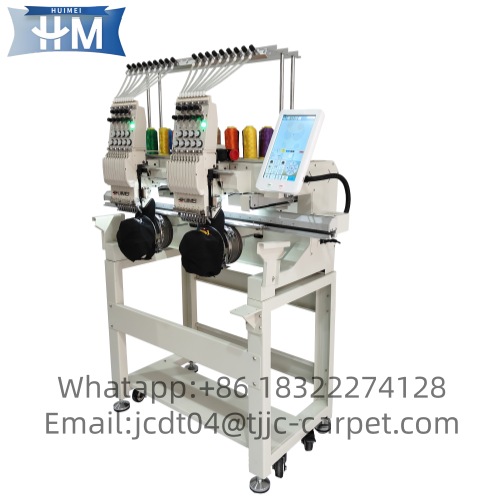 Wholesale high efficiency industrial  two head embroidery machine