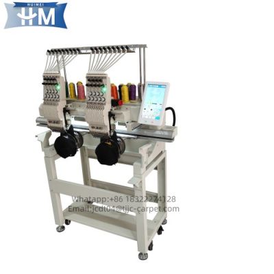 Computer Multifunction Factory Sell High Speed Embroidery Machine 2 Head