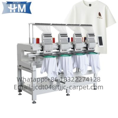 High Precision Industrial Computerized 4 Heads Embroidery Machine
